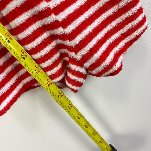 Vintage Carter's Red Striped Terry Romper 24 Months USA - Picture 10 of 10